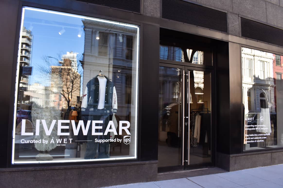 Livewear store in New York