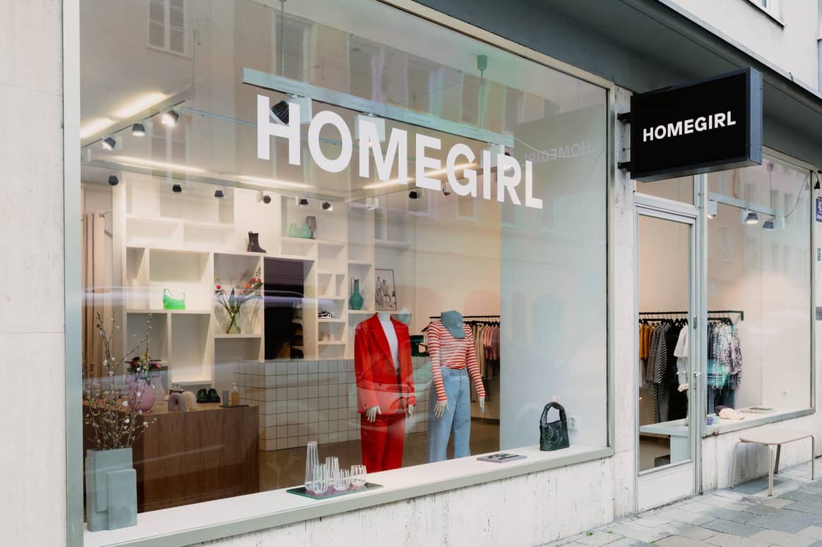 Außenansicht des Homegirl-Stores