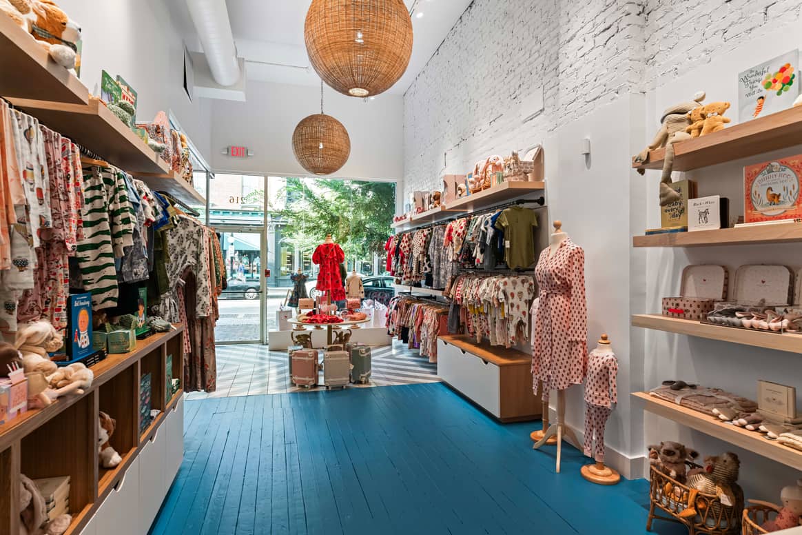 Interior of Pink Chicken store, Savannah