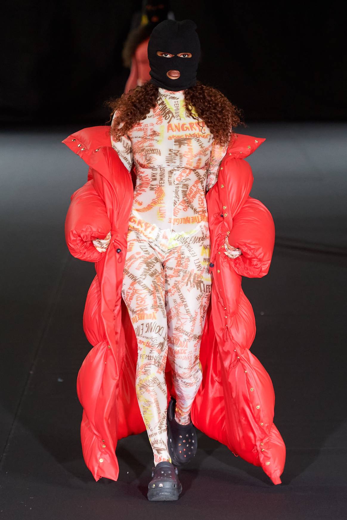 A design by  Juliane Rignel Jørgensen at the Royal Danish Academy graduation show. Copenhagen Fashion Week SS25.