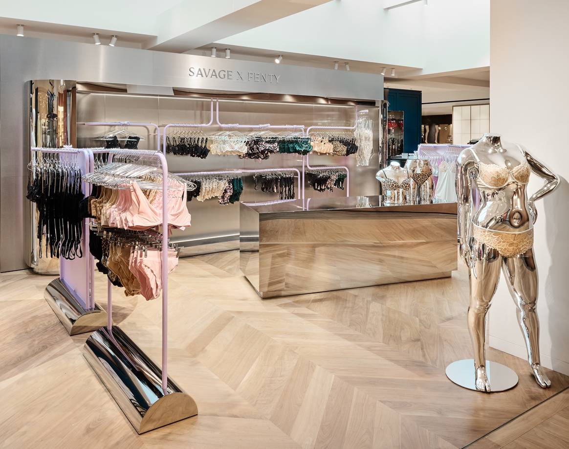 Savage x Fenty shop-in-shop at Selfridges