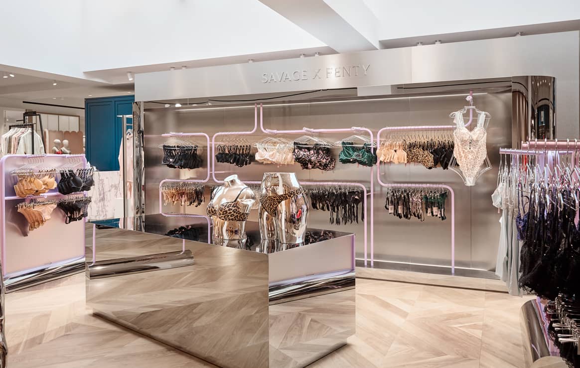 Savage x Fenty shop-in-shop at Selfridges