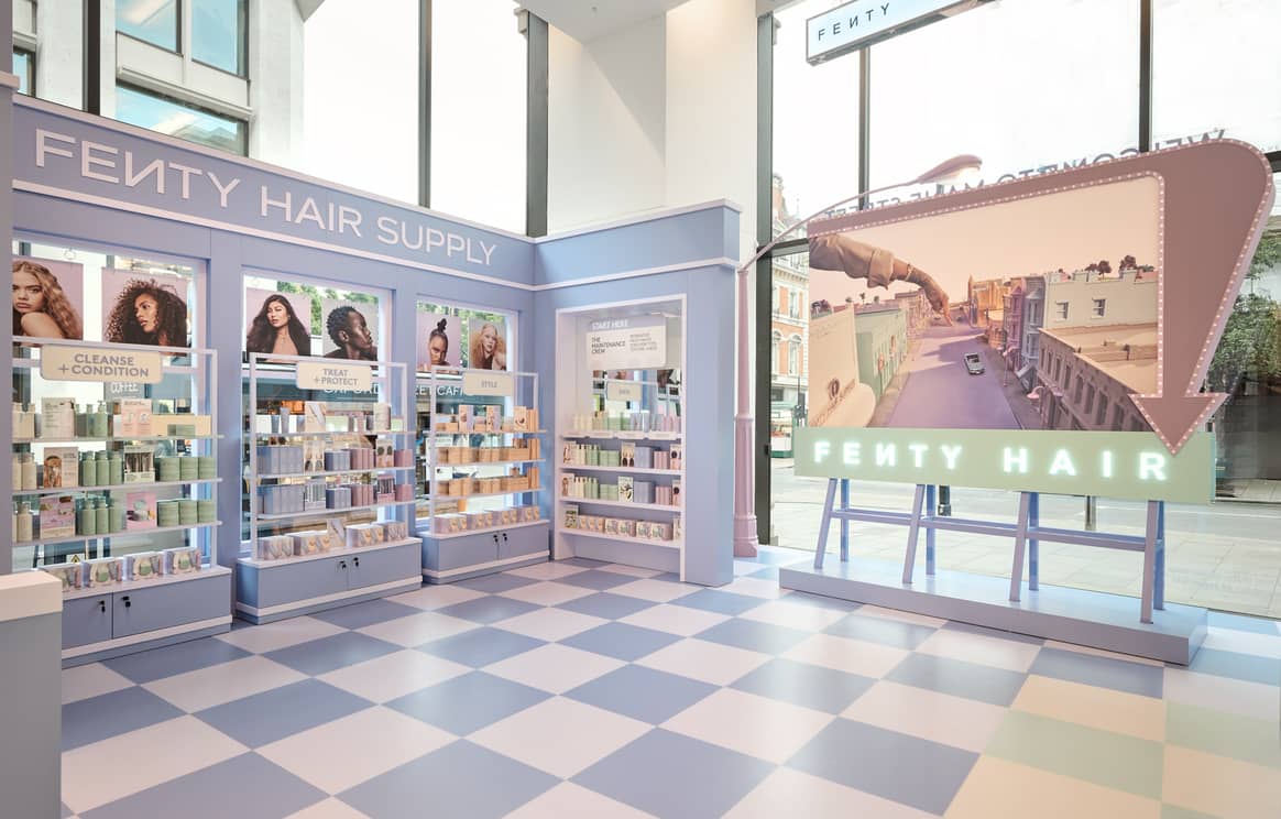 Fenty Hair ‘Mane Street’ pop-up at Selfridges Corner Shop