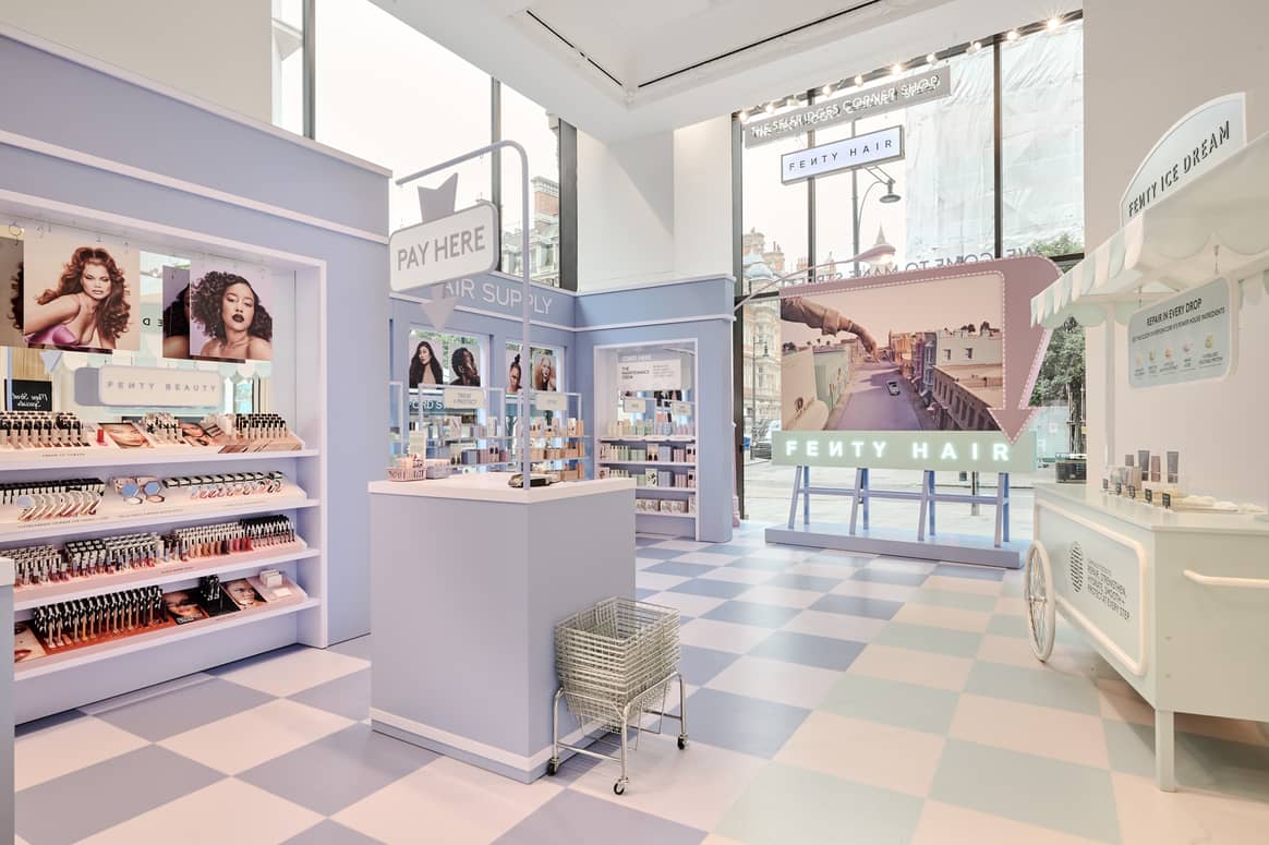 Fenty Hair ‘Mane Street’ pop-up at Selfridges Corner Shop