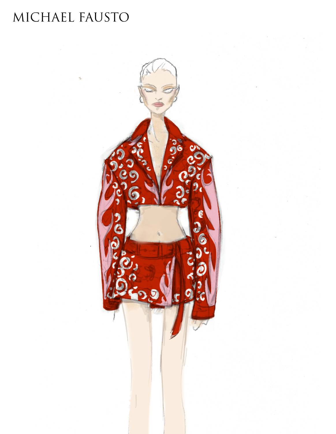 Michael Fausto SS25 sketch