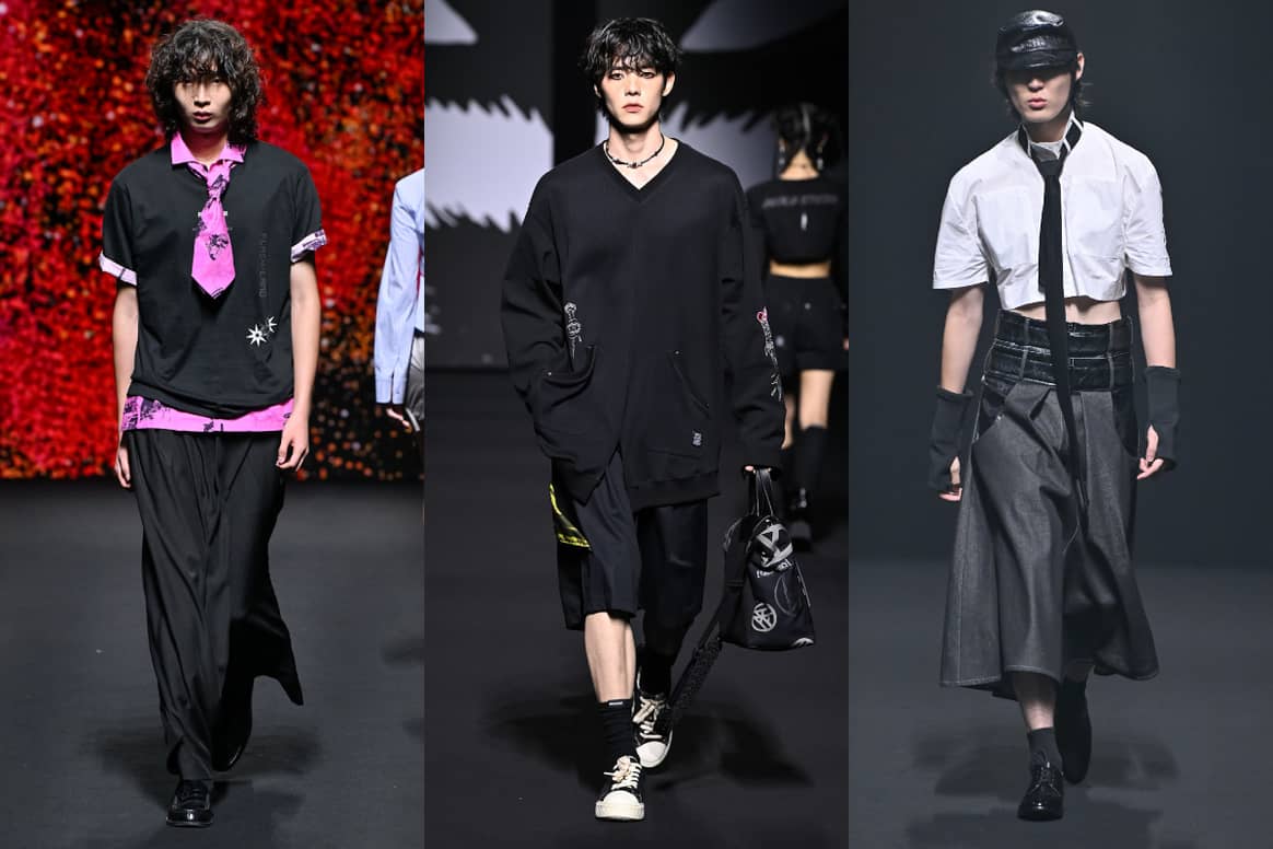 SS25 collections (from left to right): Phenomenon Seeper, Man.G Stu:dio, Cokie