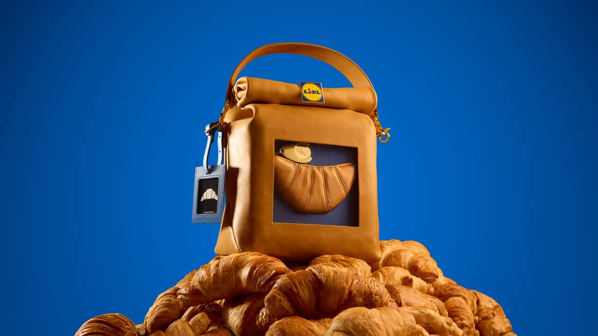 Lidl x Nikolas Bentel luxury ‘Croissant Handbag’