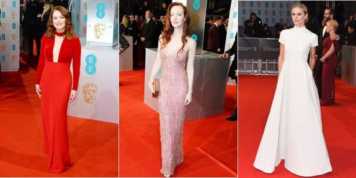 British fashion at the Bafta's: in pictures