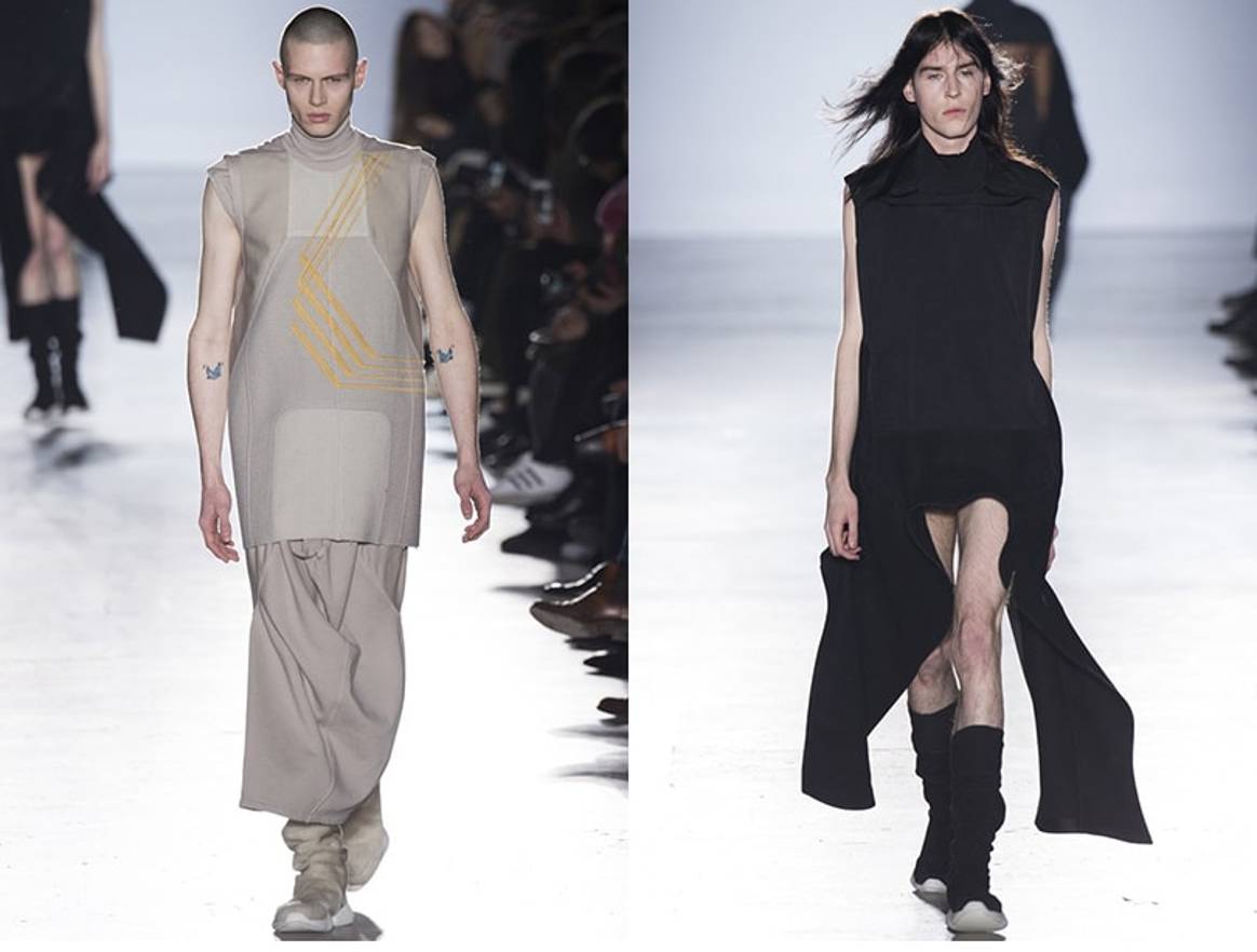 Geometry parade spotted on the catwalks of Paris men's fashion week