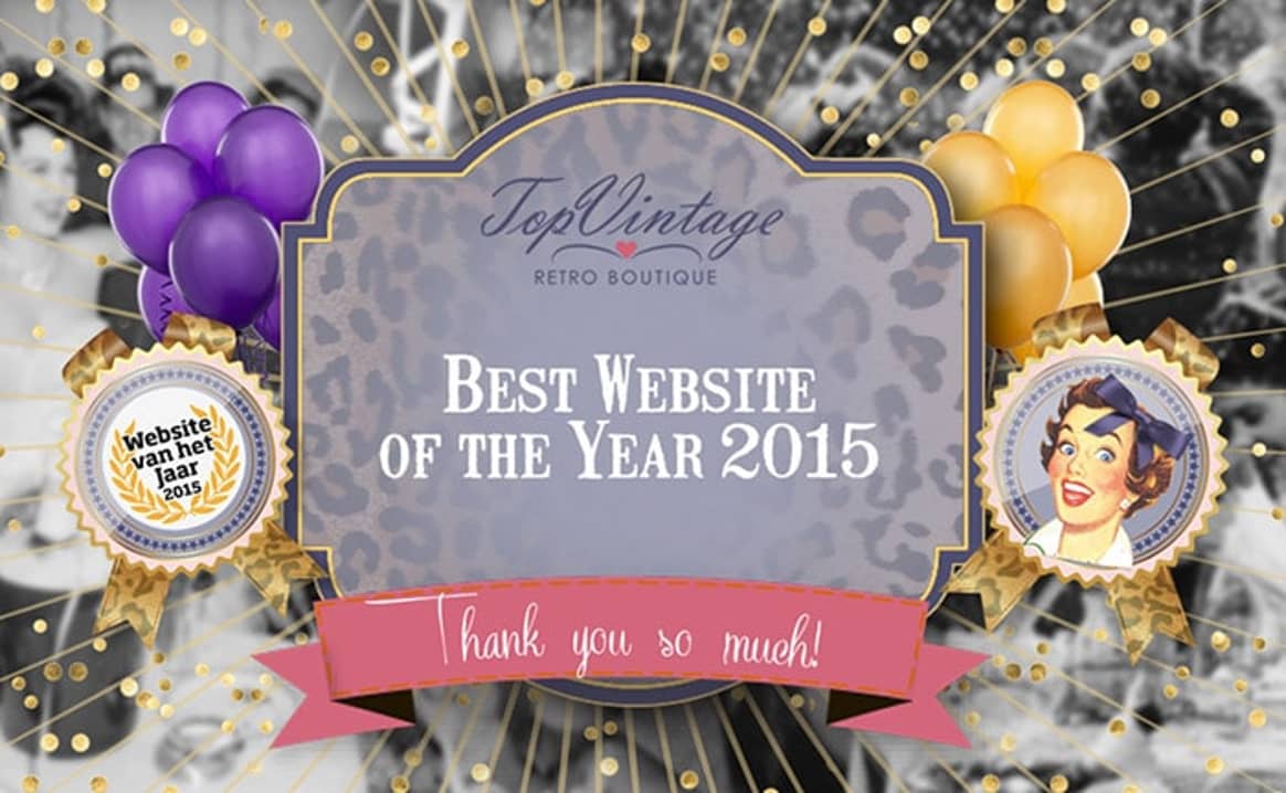 TopVintage wint award ‘Beste Website 2015’ in categorie Shopping