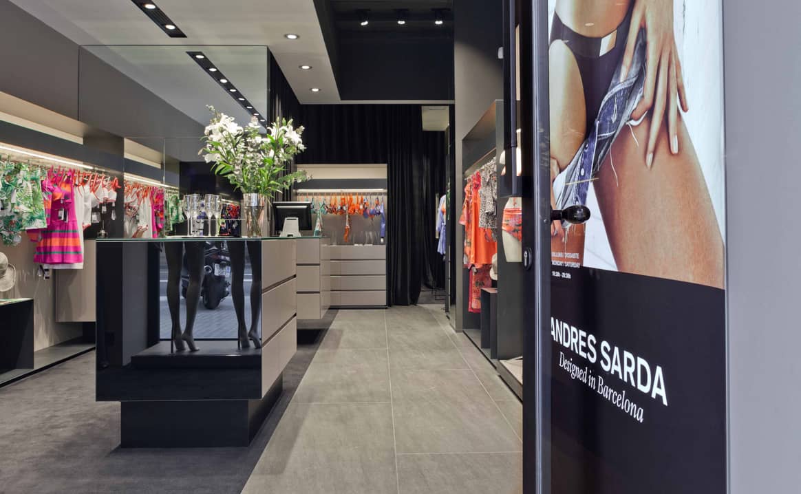 Andres Sarriá inauguró su primera tienda en Barcelona