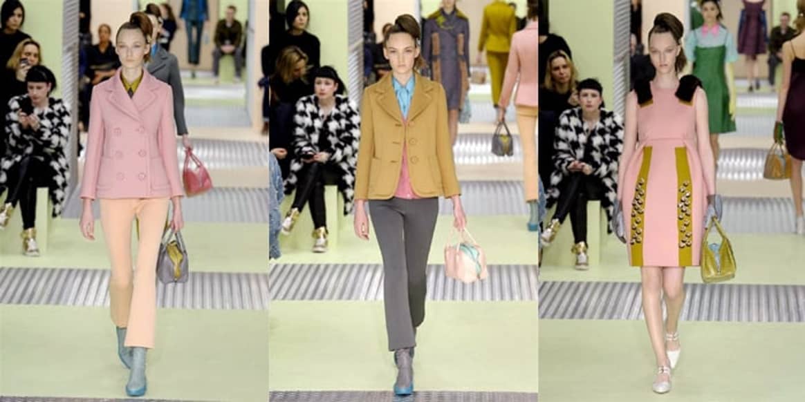 MFW: Tweed e colori pastelli fanno elegante la donna Prada
