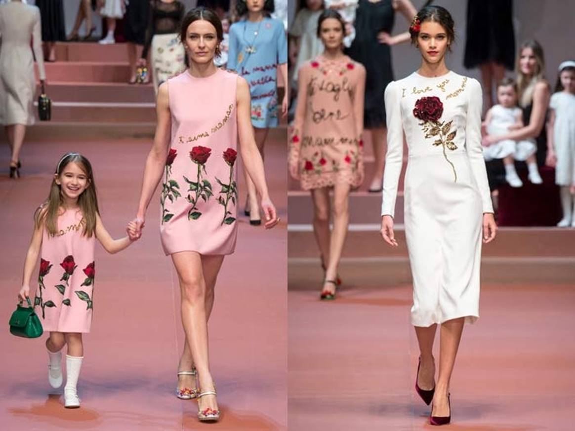 Dolce & Gabbana put motherhood in the spotlight at Milan Fashion Week