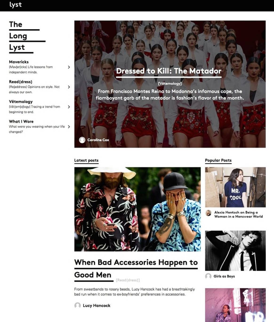 Lyst launches own content channel: The LongLyst