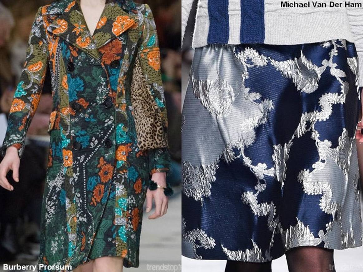 Key-Prints vom Womenswear-Catwalk; Herbst- / Winter-2015-16-Trend