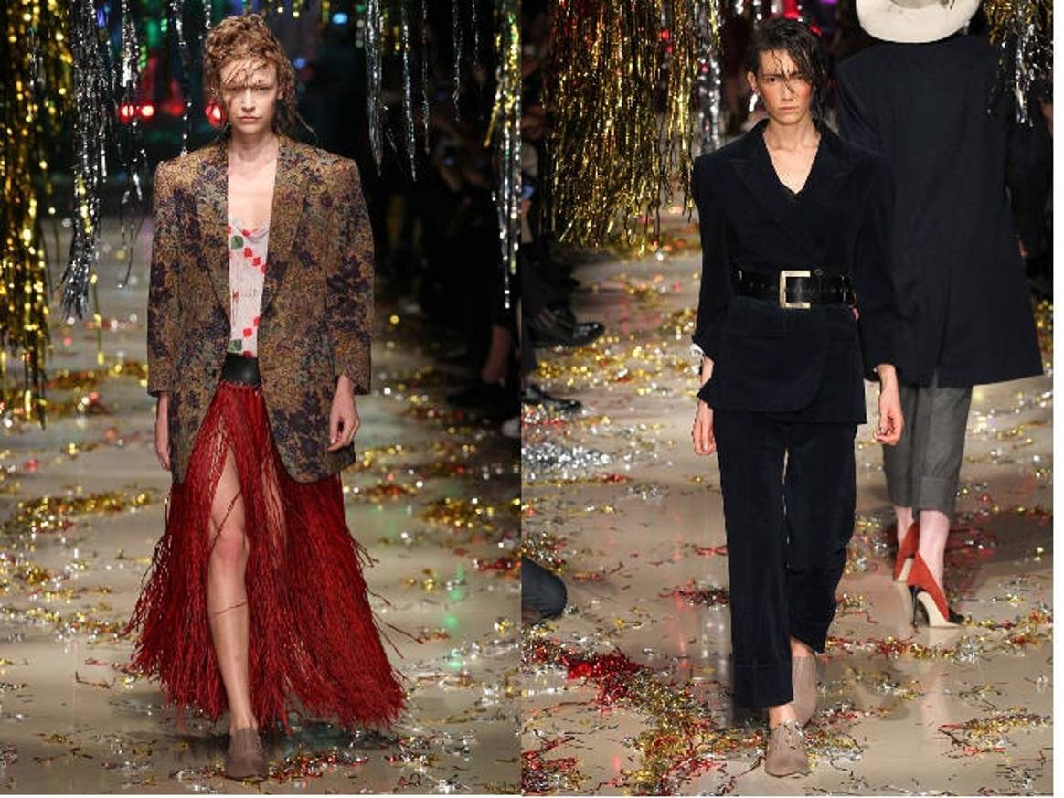 L'élégance simple de Nina Ricci, la forêt luxuriante d'Elie Saab et la mode unisexe de Vivienne Westwood