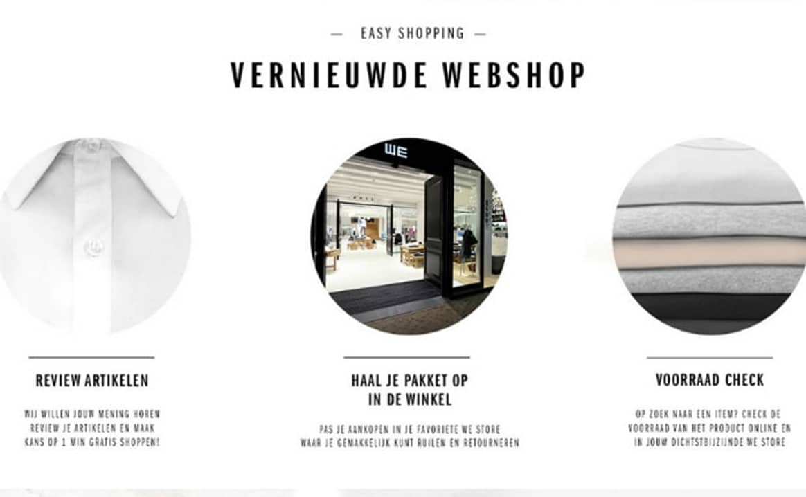 We Fashion zegt geen winkels te sluiten in België