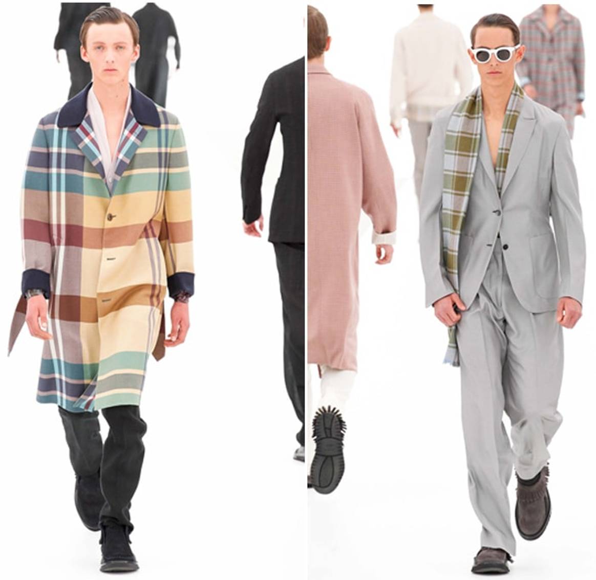 Transparencias e inspiración oriental en la Semana de la Moda masculina de Milán