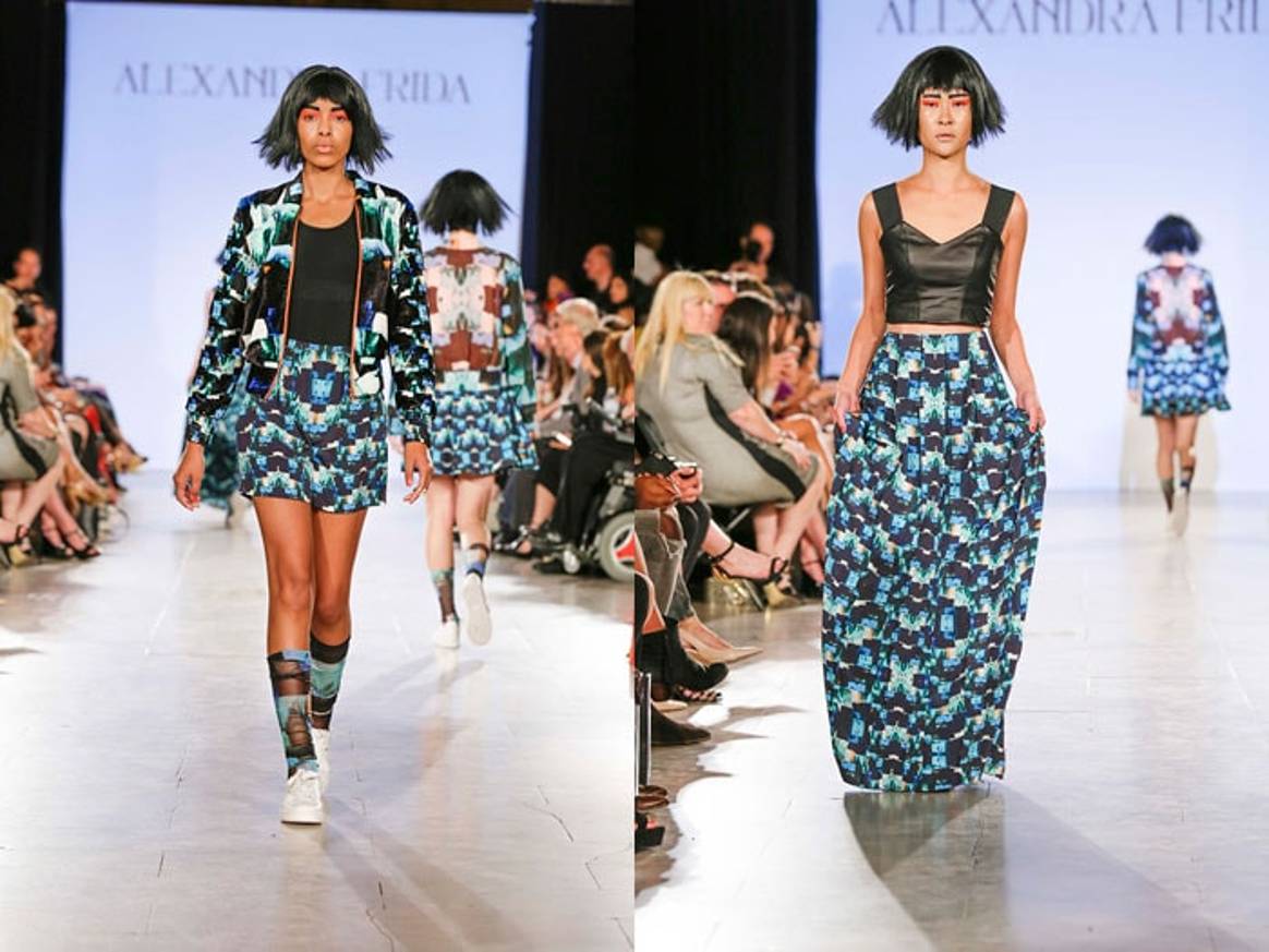 Alexandra Frida: ‘New York Fashion Week ging als een roes voorbij’