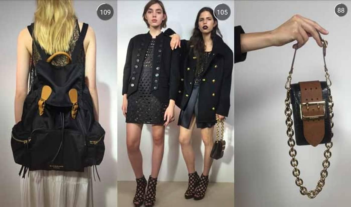 Burberry previews SS16 collection on Snapchat