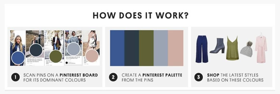 Topshop teams up with Pinterest to launch 'Pinterest Palettes'