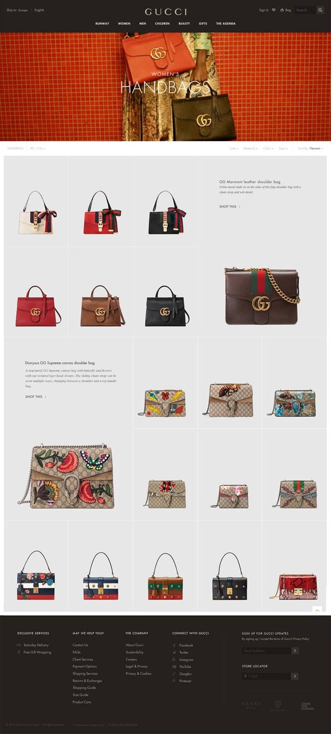 Vernieuwde e-commerce aanpak voor Gucci