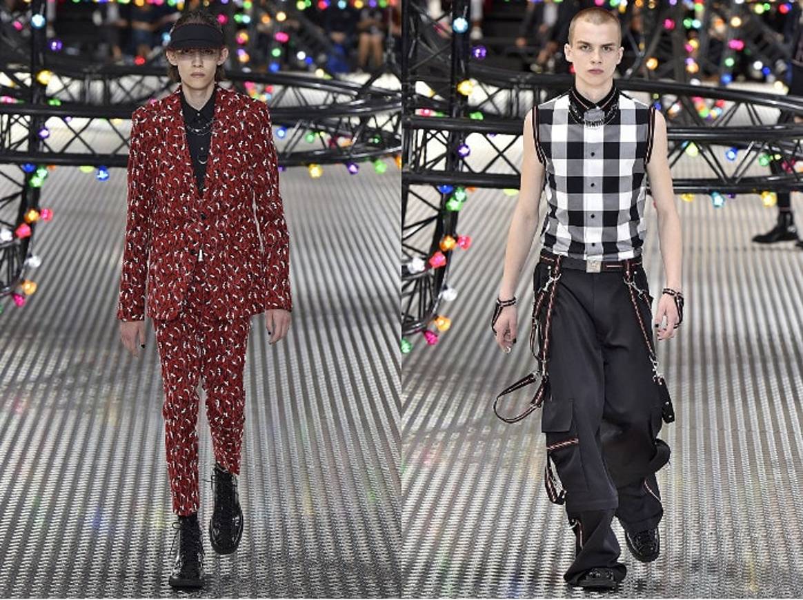 Dior presenta en París a un hombre recio con códigos punk y new wave