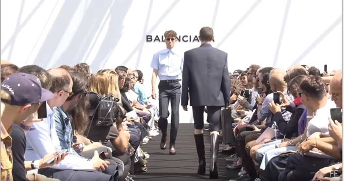 Balenciaga takes Paris Men's Fashion Week by storm