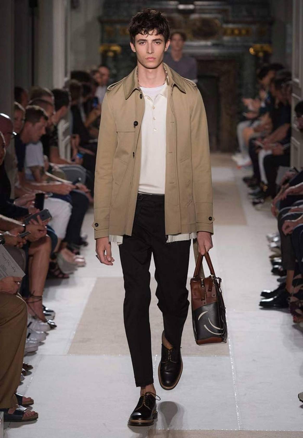 Unfitted garments ruled the runways at Valentino, Balenciaga, and Lemaire