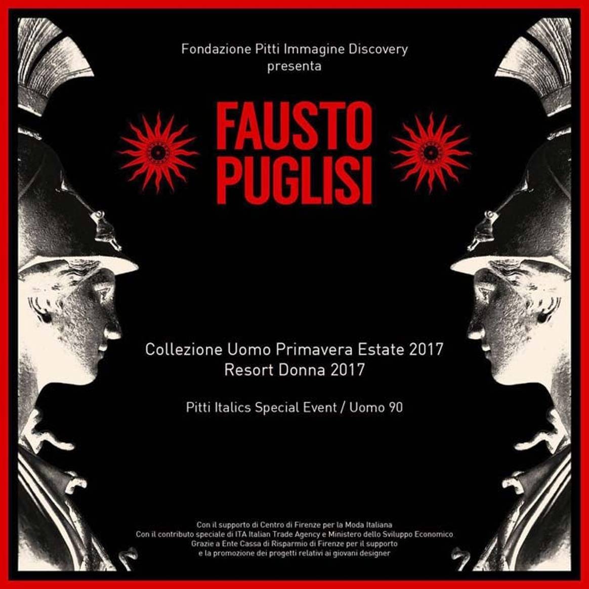 Fausto Puglisi debuts at Pitti Uomo 90
