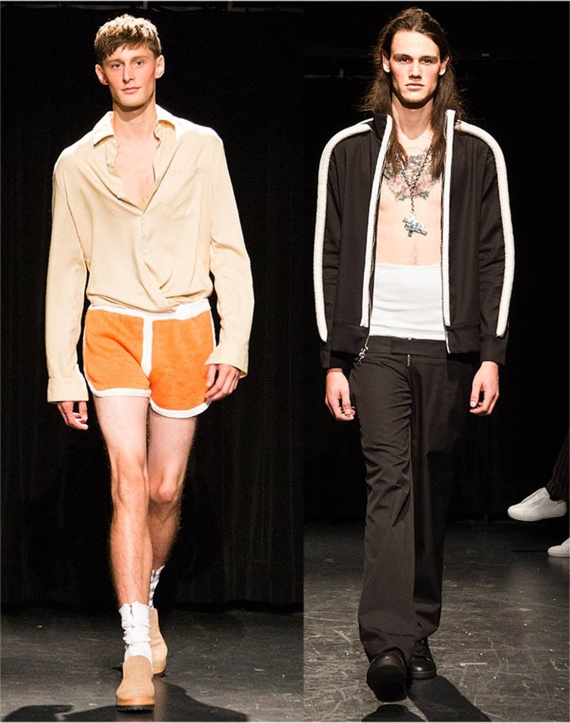 Linder goes against all things traditional about men's wear