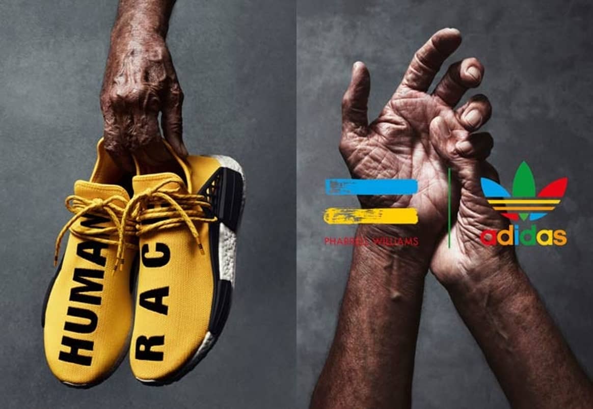 Un vistazo: Las zapatillas deportivas Pharrell Williams Hu NMD para Adidas Originals