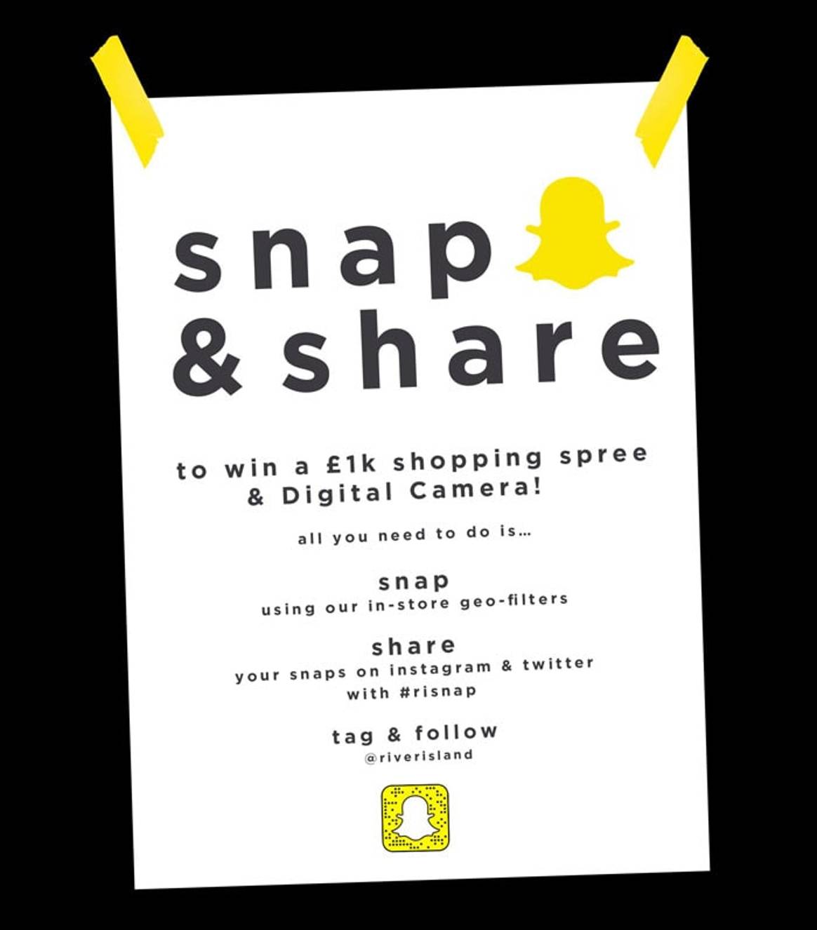 River Island teams up with Snapchat for new campaign