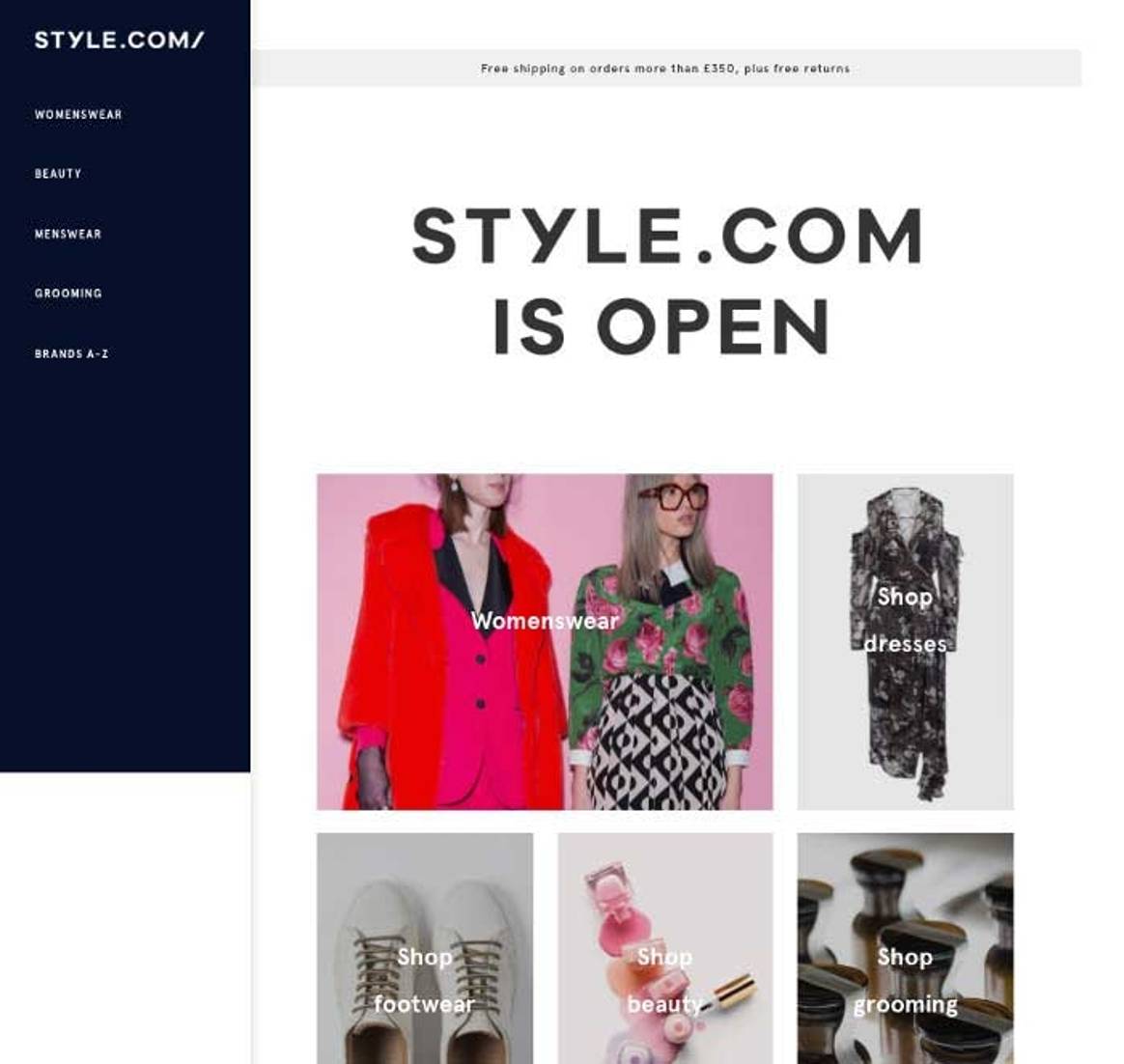 Style.com официально возобновил работу