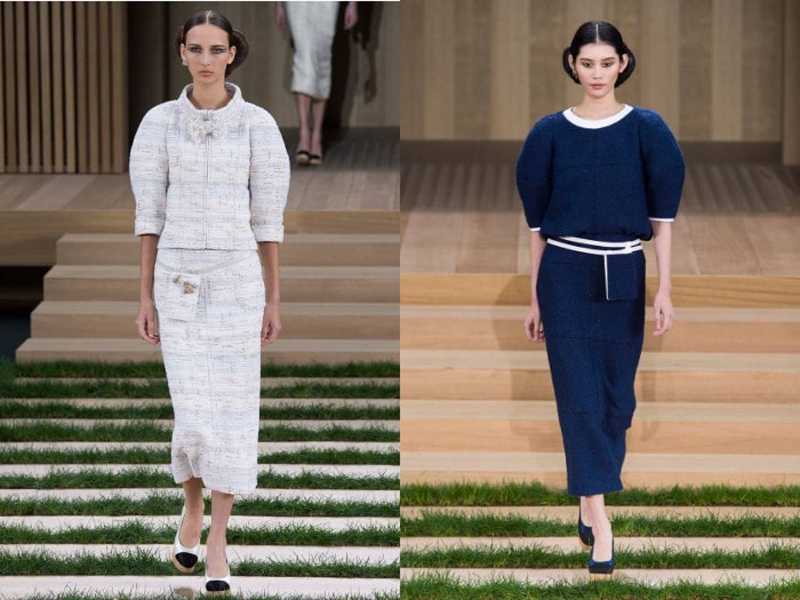 Haute couture: Chanel au naturel dans un jardin zen