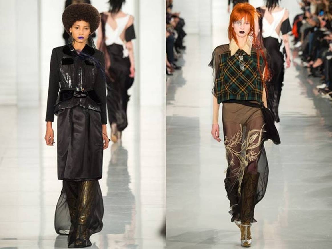 Jean Paul Gaultier parties down Paris Couture catwalk