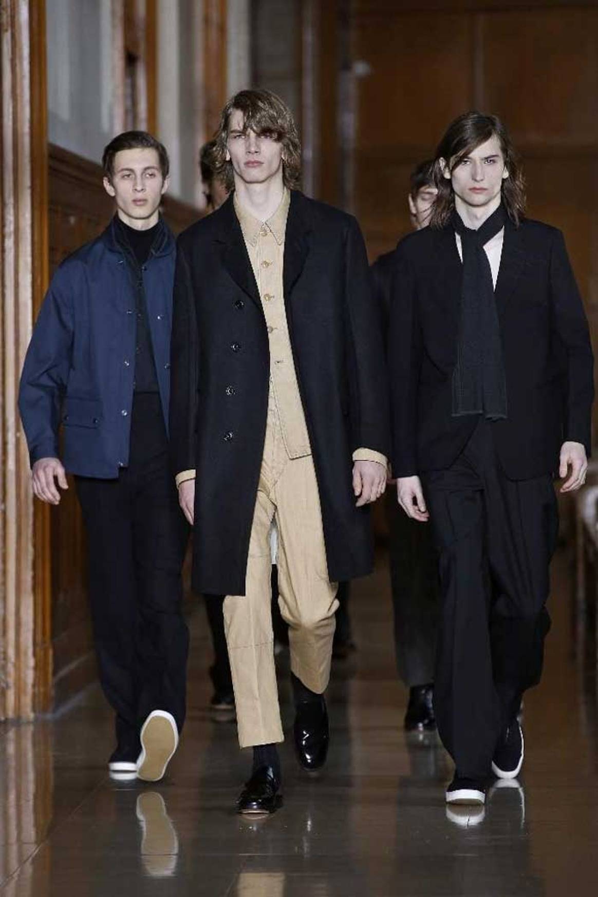 Trousers are enlarged as Paris Men's fashion gets supersized