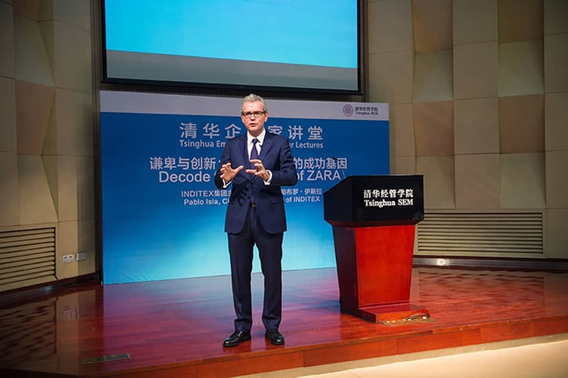 Inditex signs agreement with China's Tsinghua SEM University