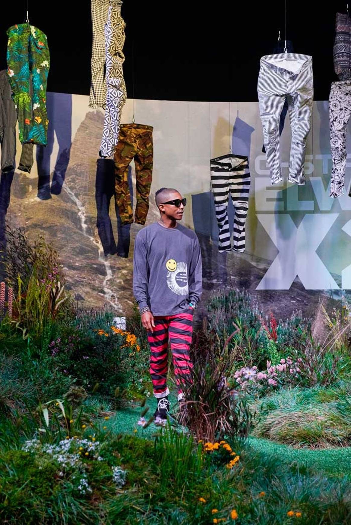 Kijken: Pharrell Williams lanceert eerste collectie als head of imagination G-Star Raw