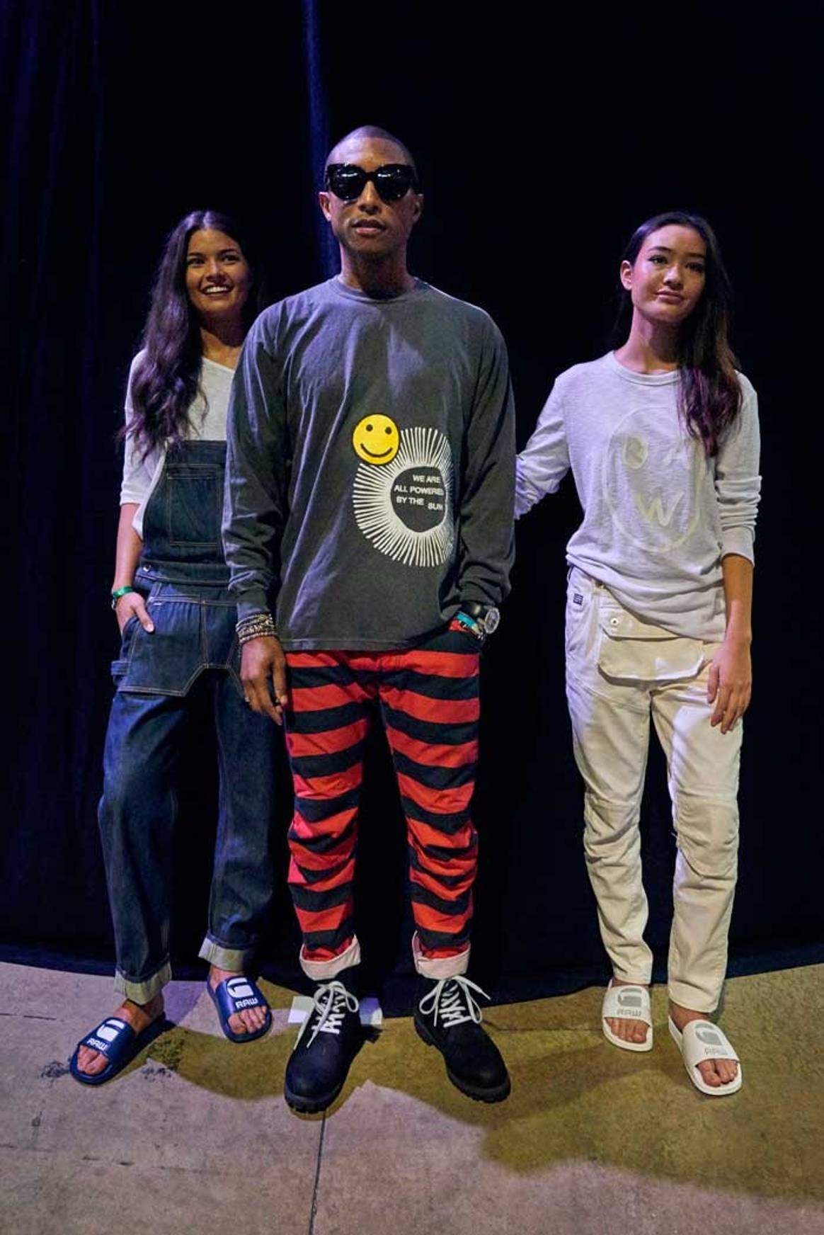 Pharrell unveils first collection as new head of G-Star