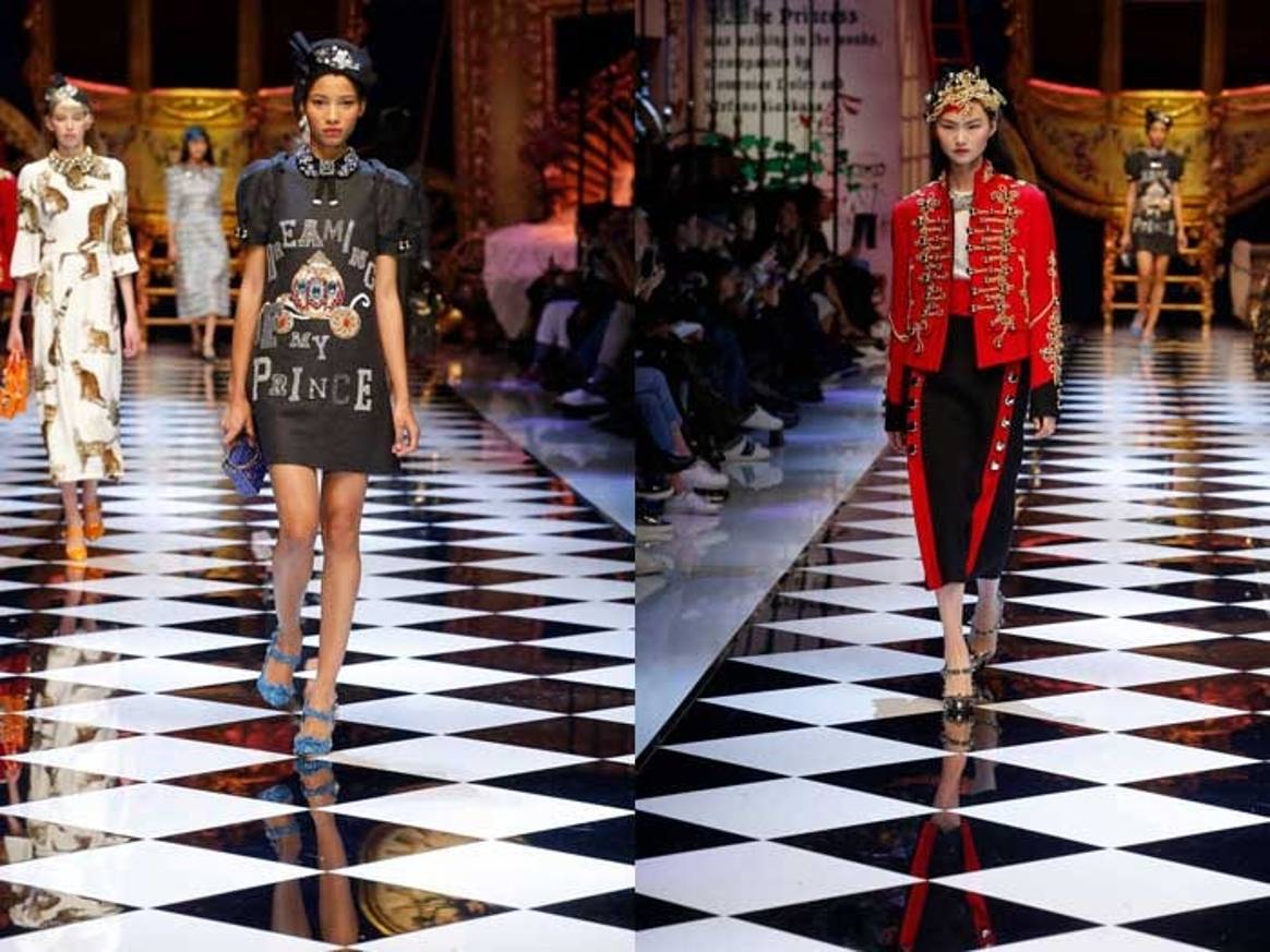 Princesas de ayer y de hoy en los desfiles de moda de Milán
