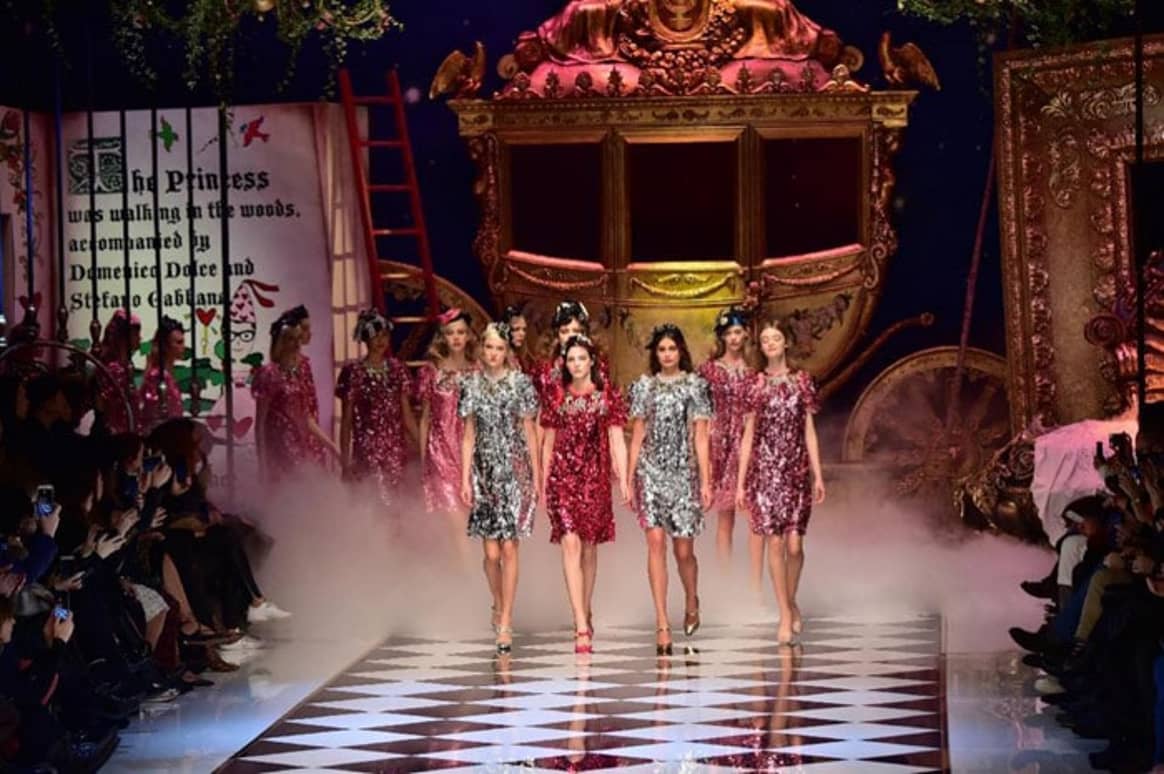 Dolce and Gabbana put fairytale back into fashion at Milan Fashion Week