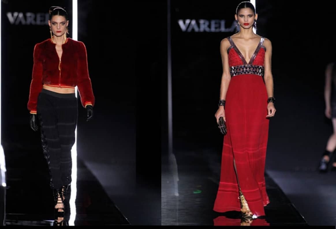 Designer Felipe Varela makes stunning comeback in Madrid