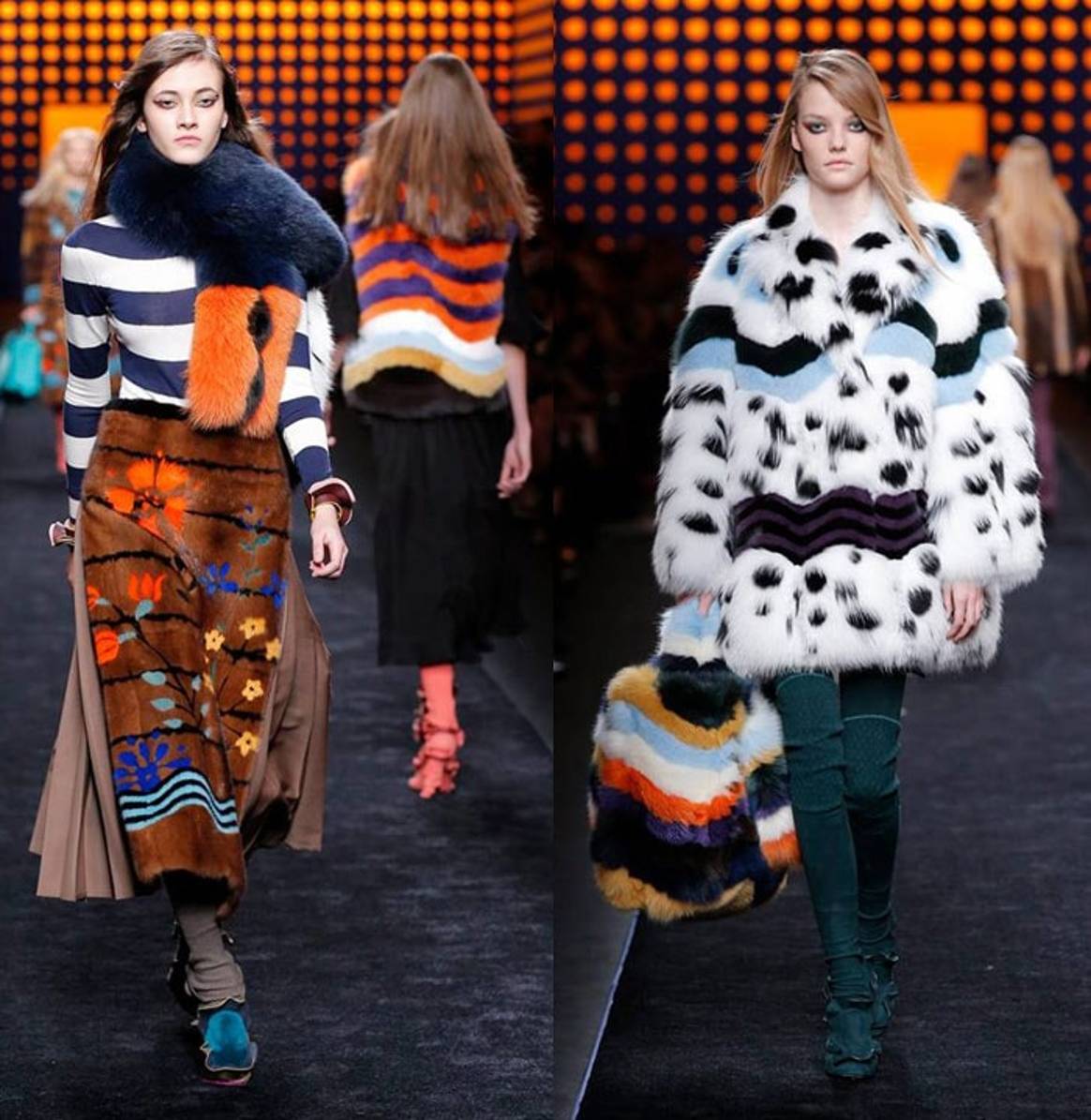 Fur falls from fashion favour at London Fashion Week