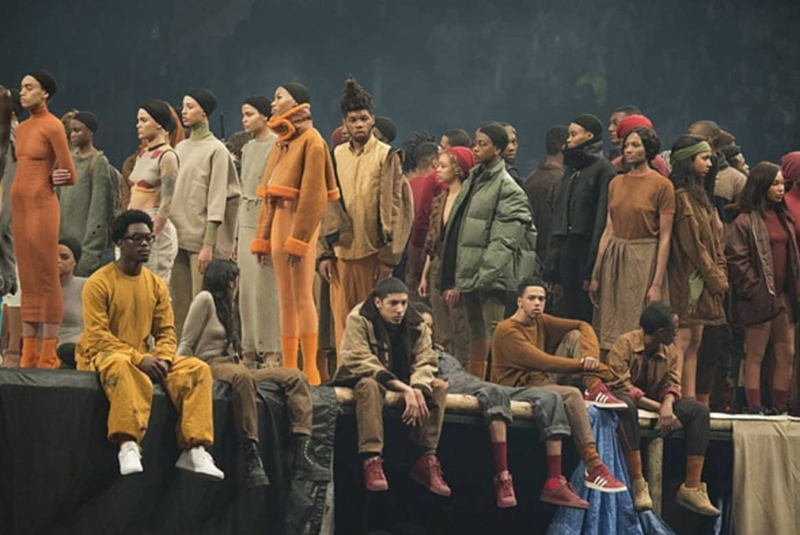 Kanye West toont Yeezy 3 op New York Fashion Week