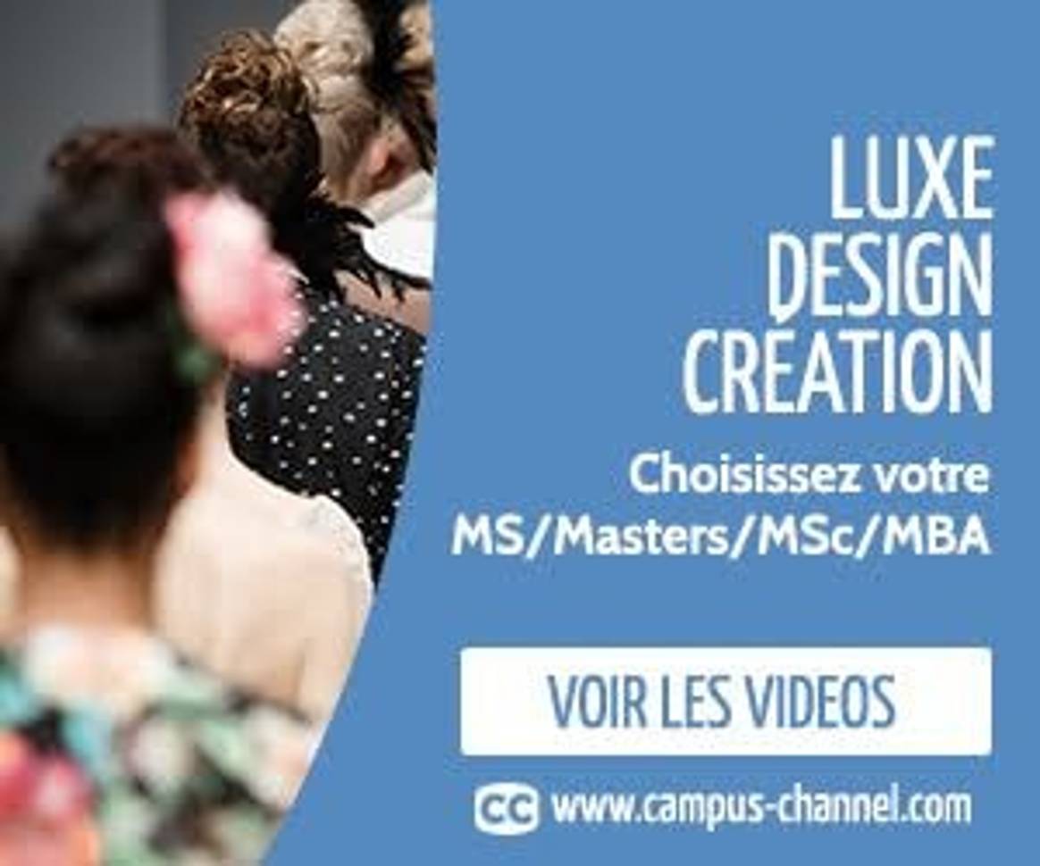 Découvrez les REPLAYS des MS/MASTERS/MSC/MBA en Luxe, Design, Création !