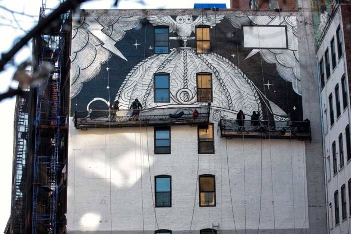 En image : Gucci réalise une grande fresque à New York