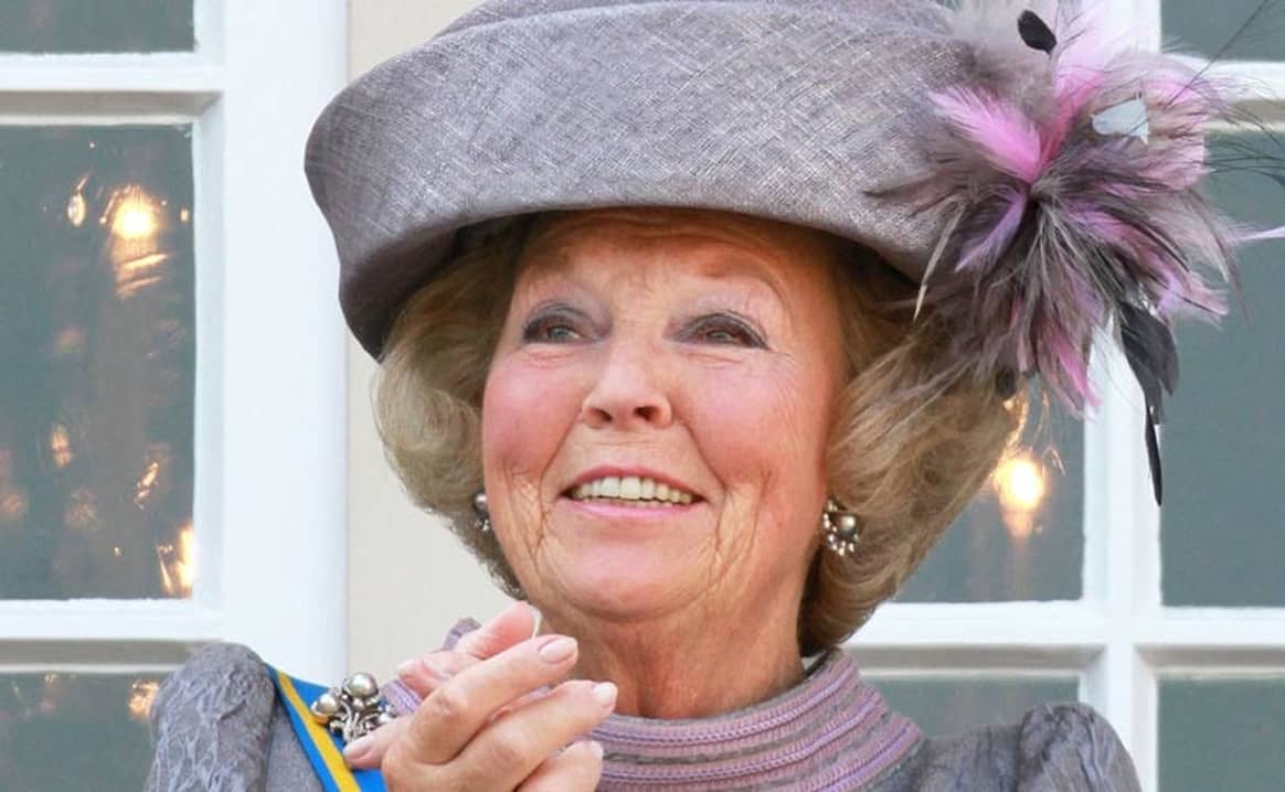 De hoed ís koningin Beatrix