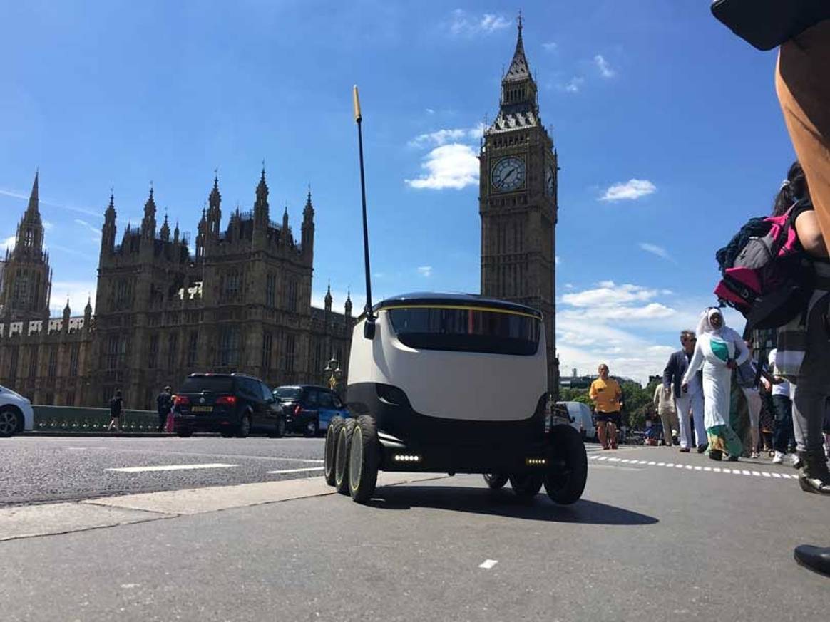 Hermes trials self-driving robots in London