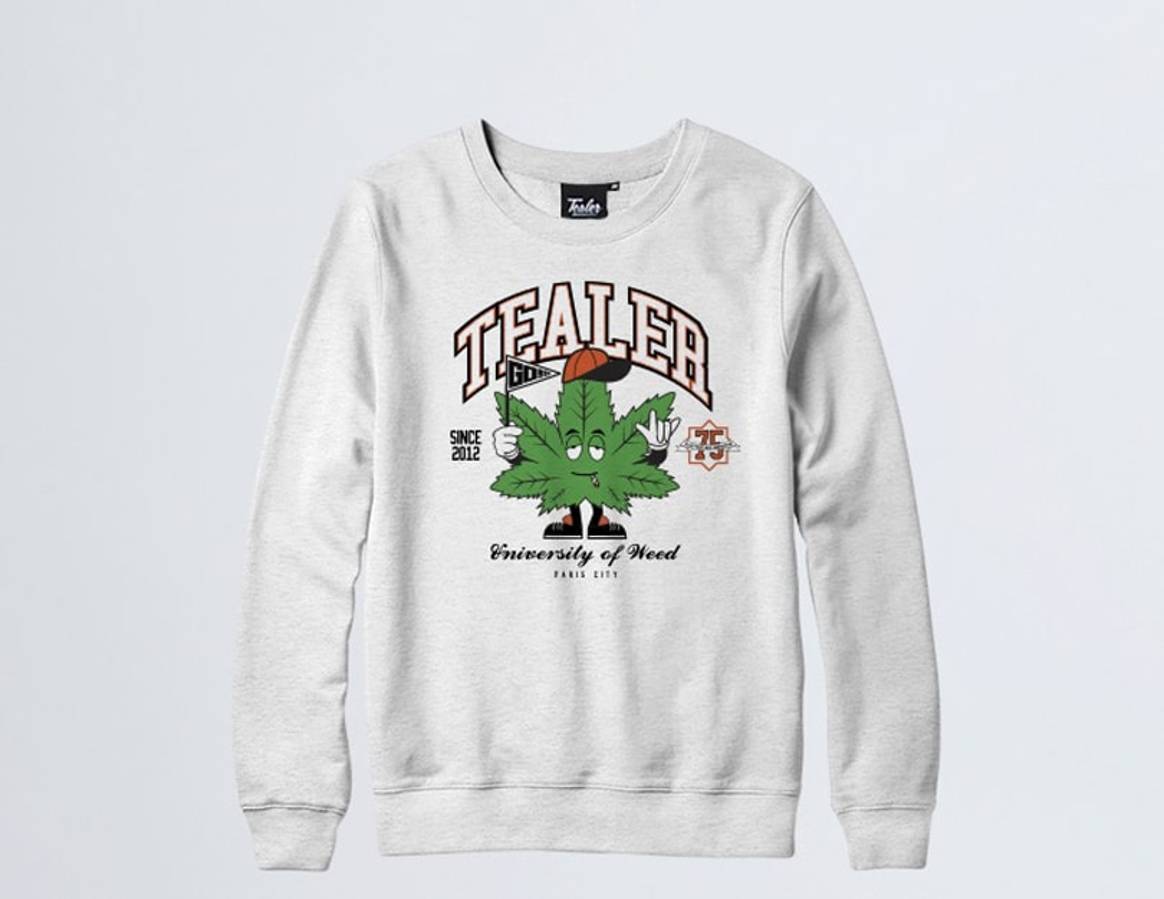 La marque de street wear Tealer distribue du faux cannabis dans Paris